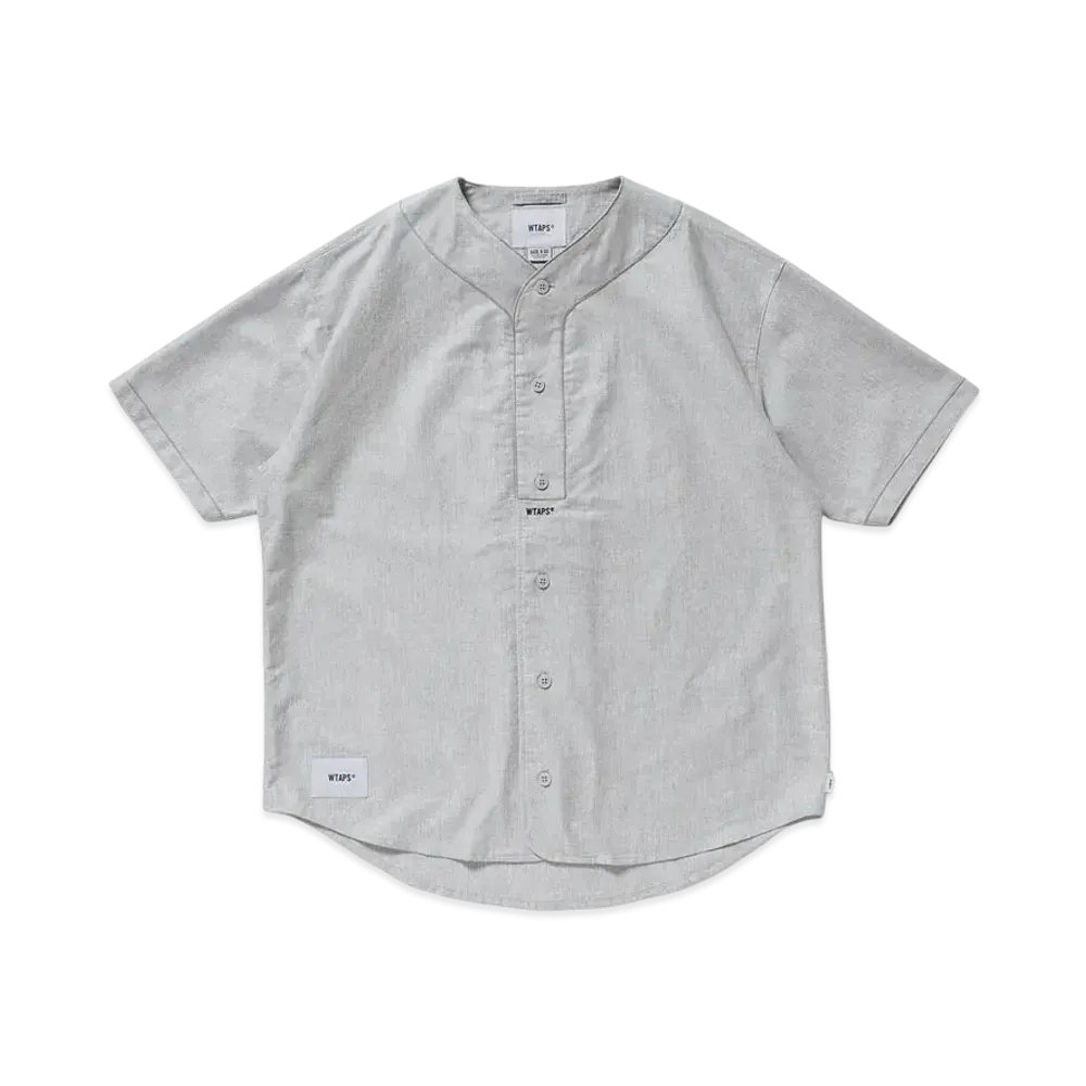 WTAPS League SS Cotton Oxford"Gray"