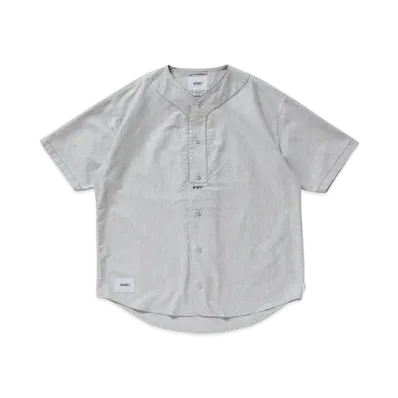 WTAPS League SS Cotton Oxford"Gray"