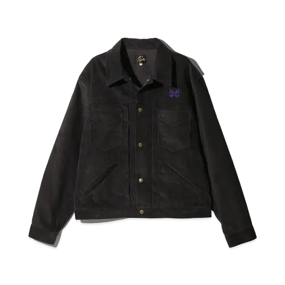 Needles Penny Jean Jacket 14W Corduroy "Dark Brown"