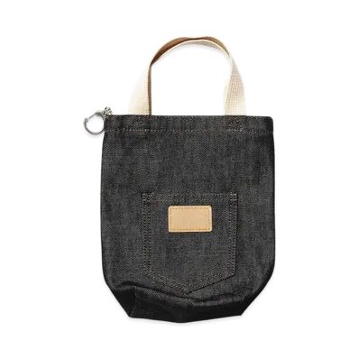 Unlikely Miniature Denim Tote bag "Black"