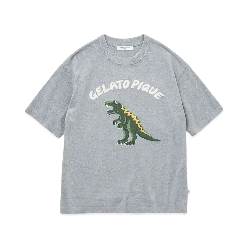 GELATO PIQUE Homme Air Moco Dyna Sor Jacquard Pullover "Blue"