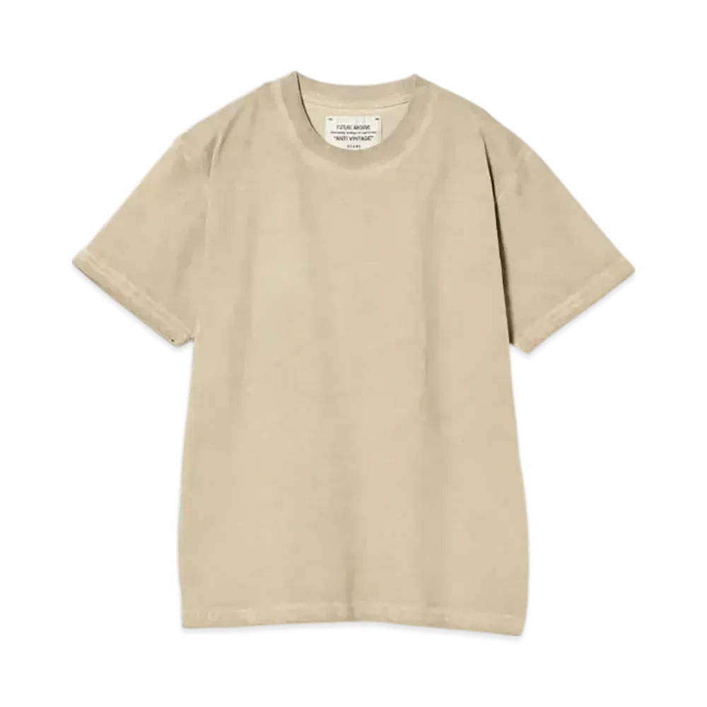 BEAMS FUTURE ARCHIVE Aging T-Shirt "FadeBeige"