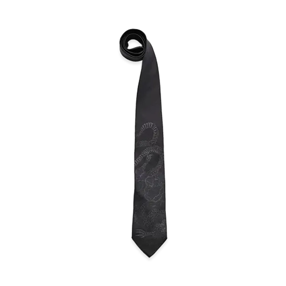 OUR LEGACY Tie "Blooming Wyvern Print"