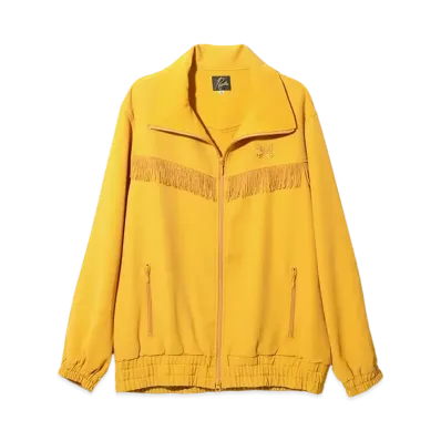Needles Fringe Track Jacket - Poly Kersey "Yellow"