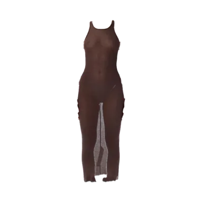 Rick Owens Women's Dresses "Brown"