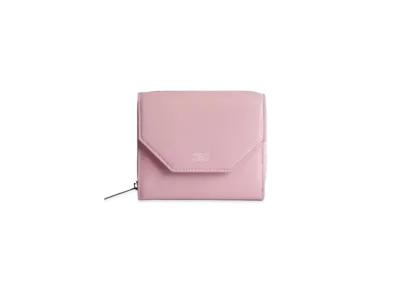 BALENCIAGA Envelope Flap Compact Wallet "Pink"