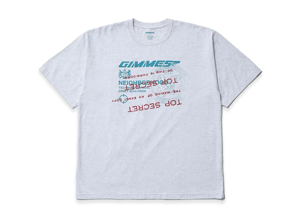 NEIGHBORHOOD x Gimme Five . Tee SS-4 "Grey"