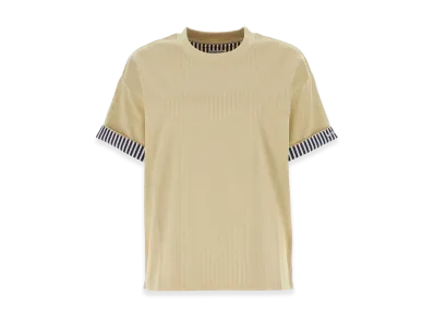 Bottega Veneta Women's Cream Cotton Tee "Yellow"