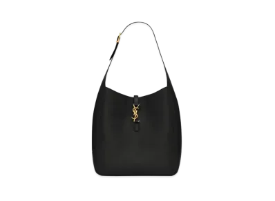 Saint Laurent LE 5 A 7 Supple Large in Smooth Leather "Black"