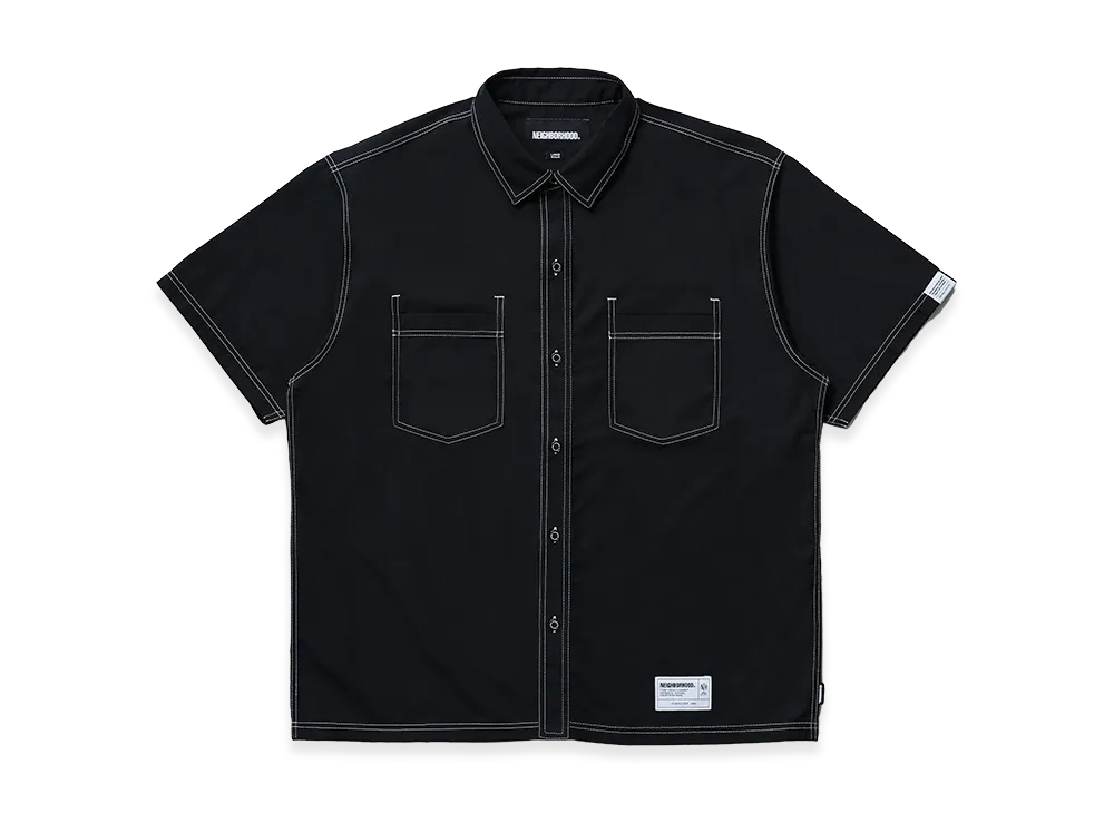 NEIGHBORHOOD Visible Stitching Shirt SS "Black"