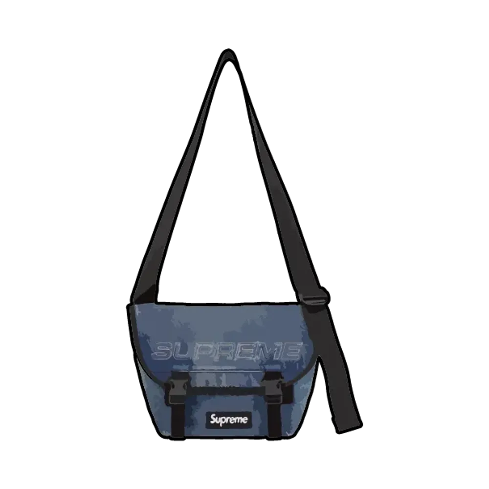 Supreme Denim Messenger Bag "Washed Indigo"