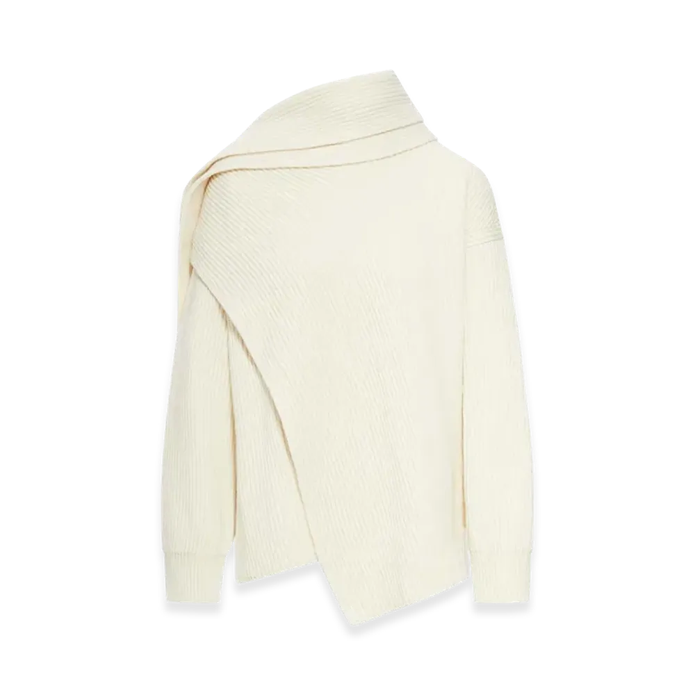 Jil Sander Women's Wool Sweater "Ivory"