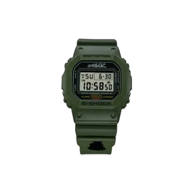 Casio G-Shock x Gorillaz Limited Edition "Murdoc" DW-5600GRLZM-3 - 49mm in Rubber