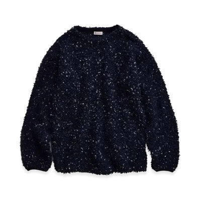 NICENESS Moxham Molle Boa Sweater "Navy"