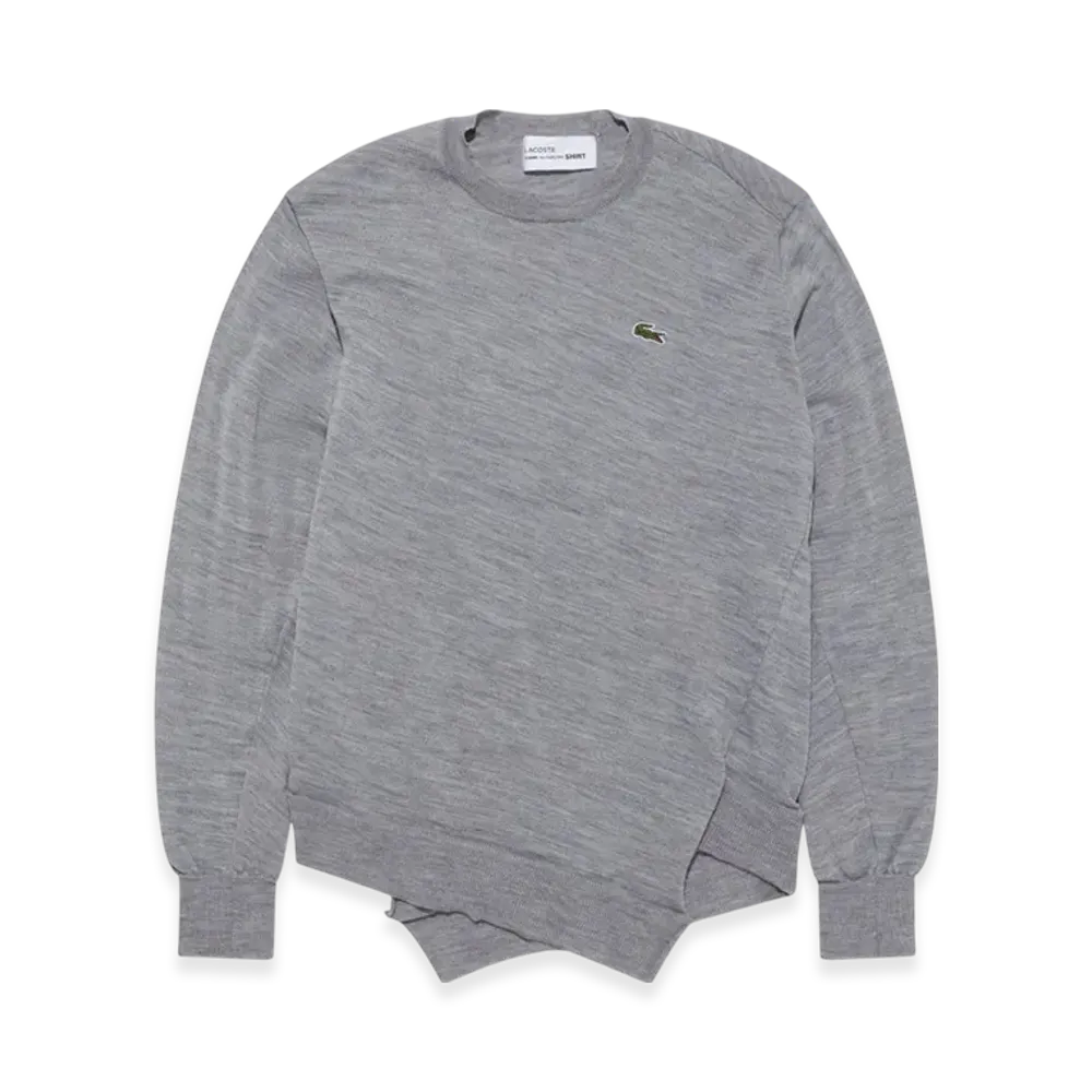 COMME des GARCONS SHIRT x LACOSTE Knit Sweater "Gray"