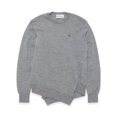 COMME des GARCONS SHIRT x LACOSTE Knit Sweater "Gray"