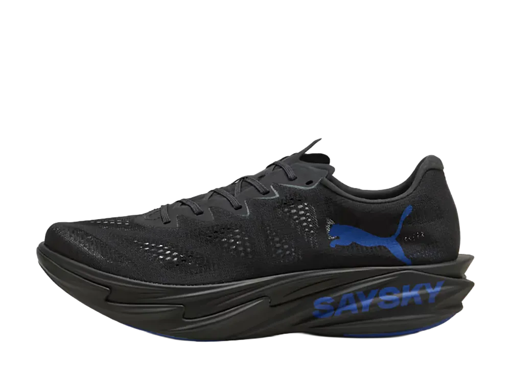 Saysky × Puma Deviate Nitro Elite 4 "Flat Dark Gray/Vivid Blue"