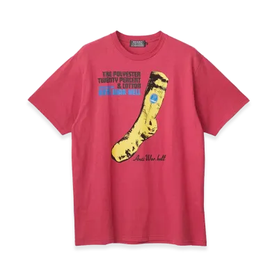 HYSTERIC GLAMOUR Anti War Hell T-Shirt "Pink"