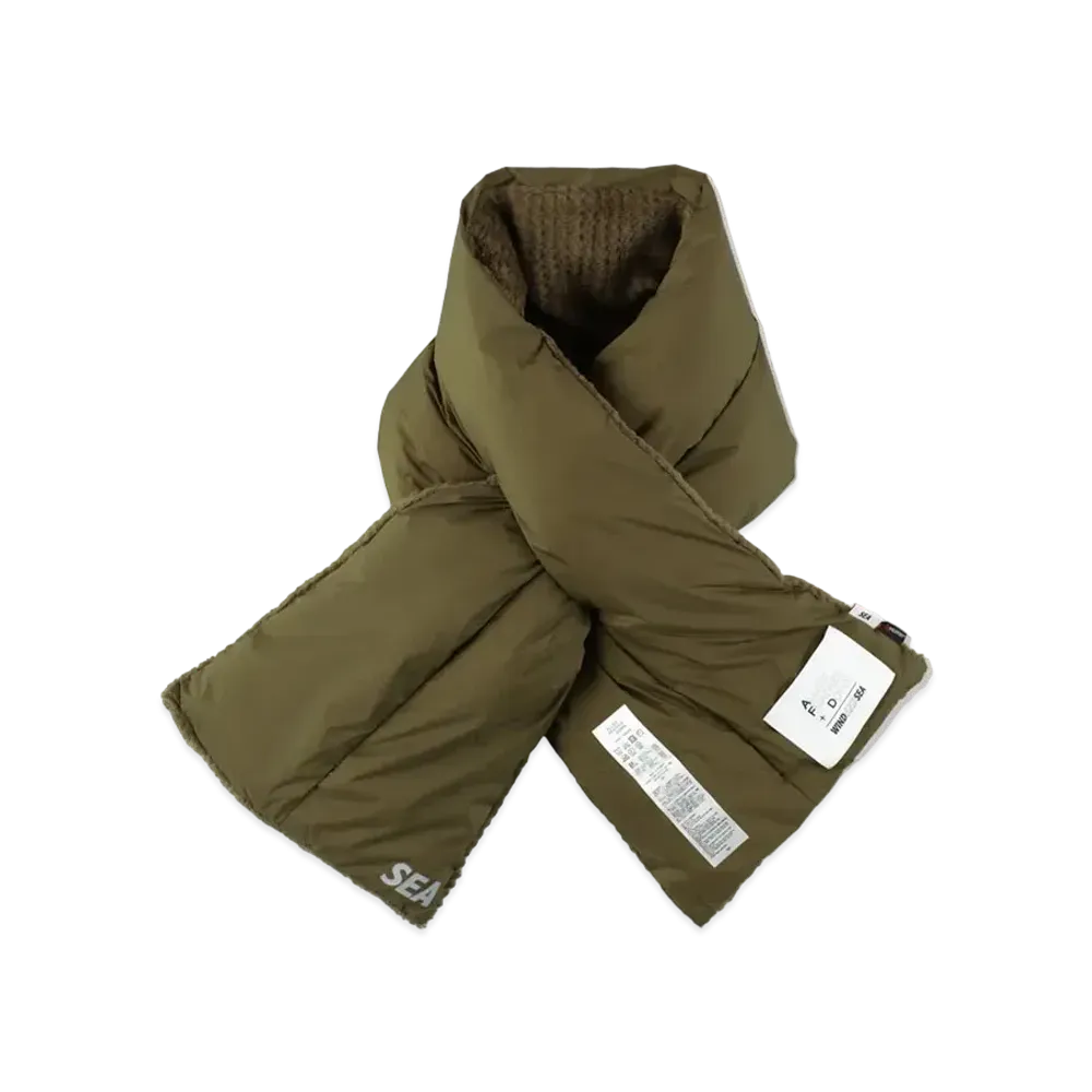 WIND AND SEA x AFD Down Muff "Olive"