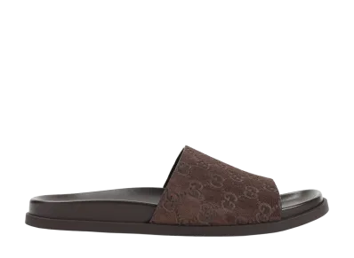 GUCCI GG Slides "Brown"