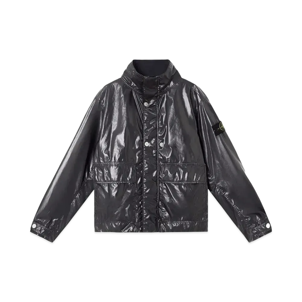 Stone Island 4100016 Mussola Gommata-TC "Black"