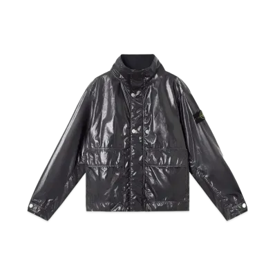 Stone Island 4100016 Mussola Gommata-TC "Black"
