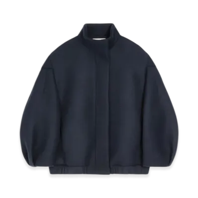 DRIES VAN NOTEN Women's Loose Fit Jacket "Navy"