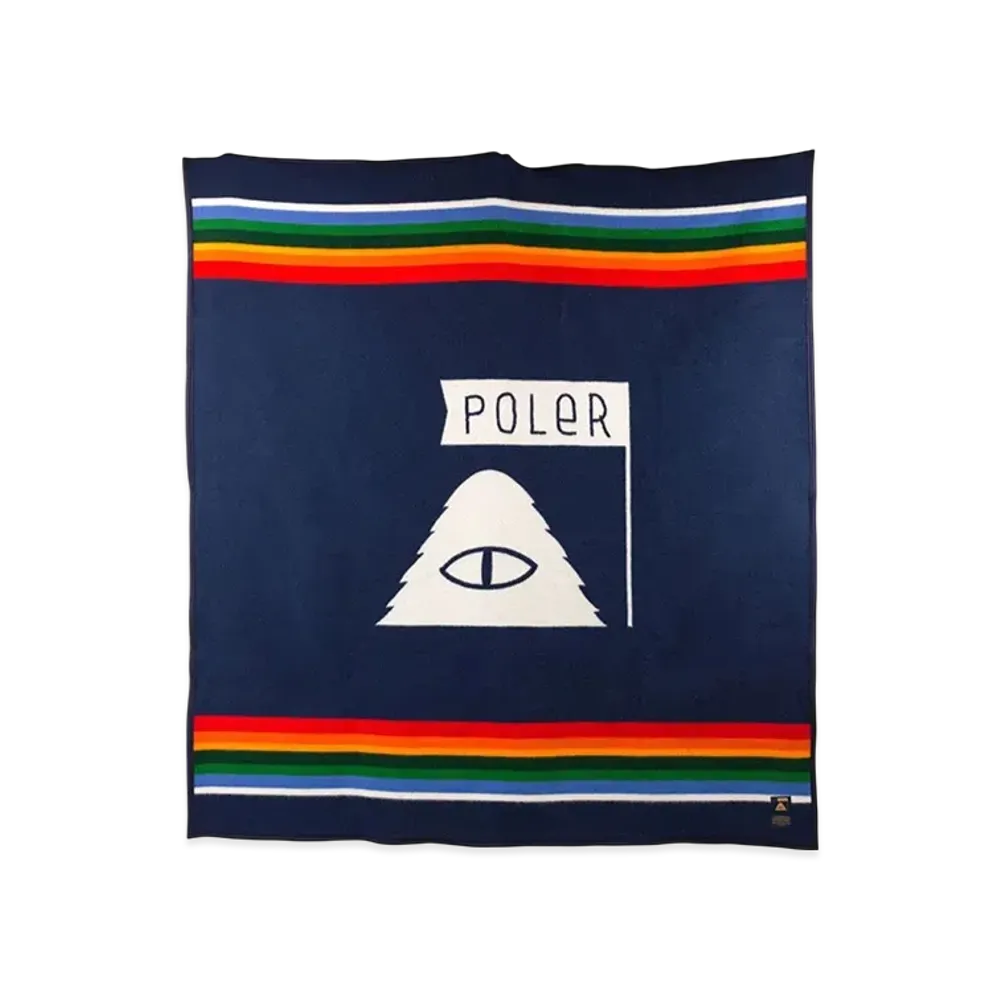POLeR x Pendleton Blanket Crater Lake "BlueRed"