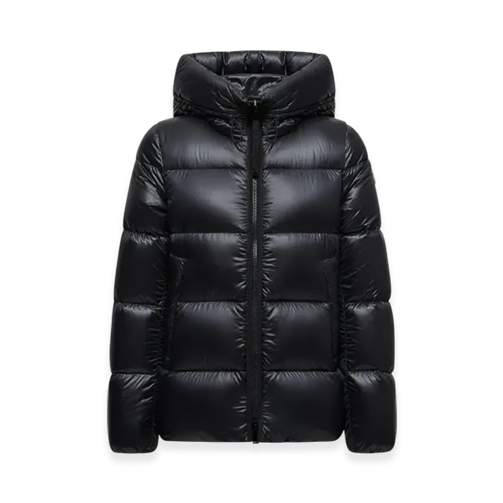 MONCLER Serittes Hooded Short Down Jacket "Black"
