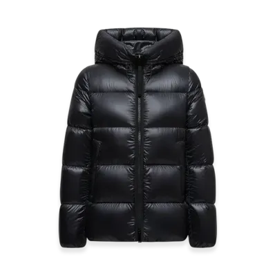 MONCLER Serittes Hooded Short Down Jacket "Black"