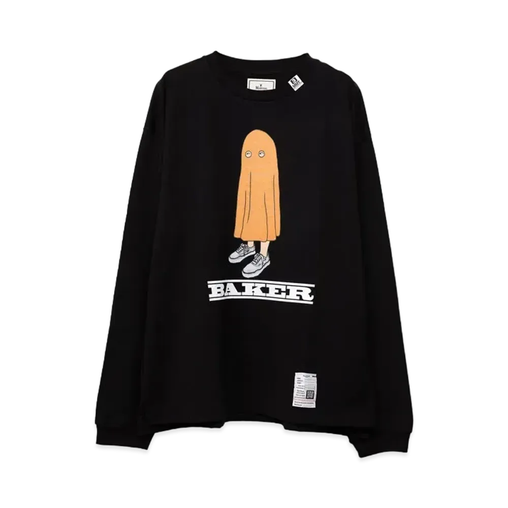 Maison MIHARA YASUHIRO BAKER Printed Long Sleeve Tee "Black"
