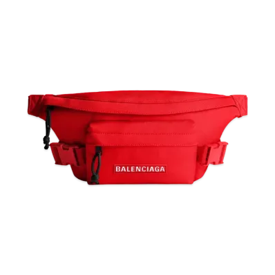 BALENCIAGA Ski Beltpack Water Repellent Recycled Nylon "Red"