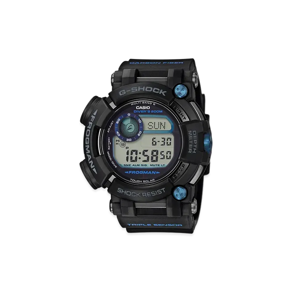 Casio G-Shock G 16S Frogman Radio-Controlled Solar M Watch "Black/Cmbi"