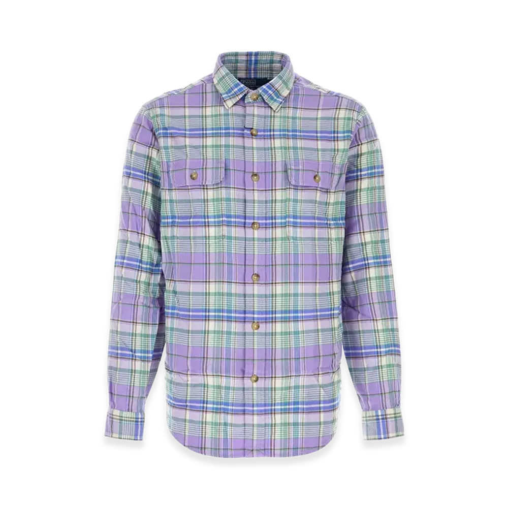 Polo Ralph Lauren Embroidered Flannel Shirt "Multicolor"