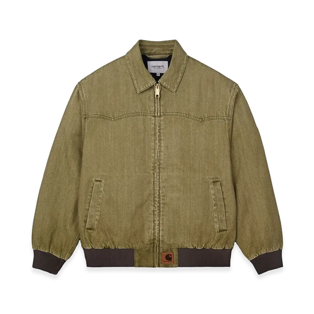Carhartt WIP Og Santa Fe Jacket "Leaf Enzyme Bleach Washed"