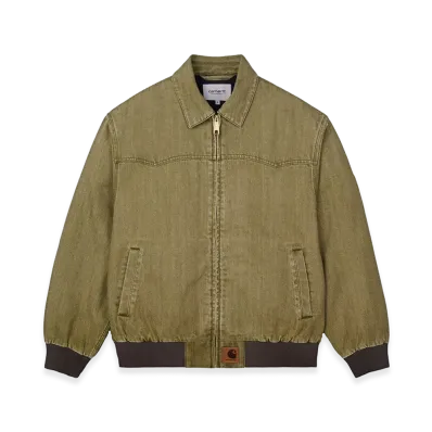 Carhartt WIP Og Santa Fe Jacket "Leaf Enzyme Bleach Washed"