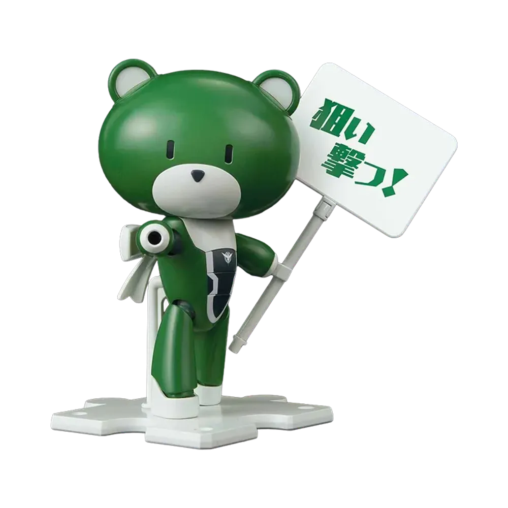 BANDAI "HIGH GRADE" -MOBILE SUIT GUNDAM 00- HGPG 1/144 Petit'gguy Lockon Stratos Green & Placard