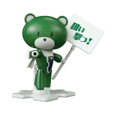 BANDAI "HIGH GRADE" -MOBILE SUIT GUNDAM 00- HGPG 1/144 Petit'gguy Lockon Stratos Green & Placard