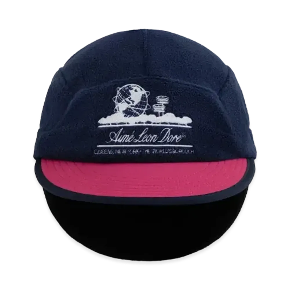 Aime Leon Dore Unisphere Fleece Earflap Hat "Navy"
