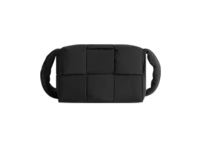 Bottega Veneta Small Padded Tech Cassette "Black/Parakeet"