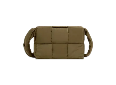 Bottega Veneta Small Padded Tech Cassette "Mud"