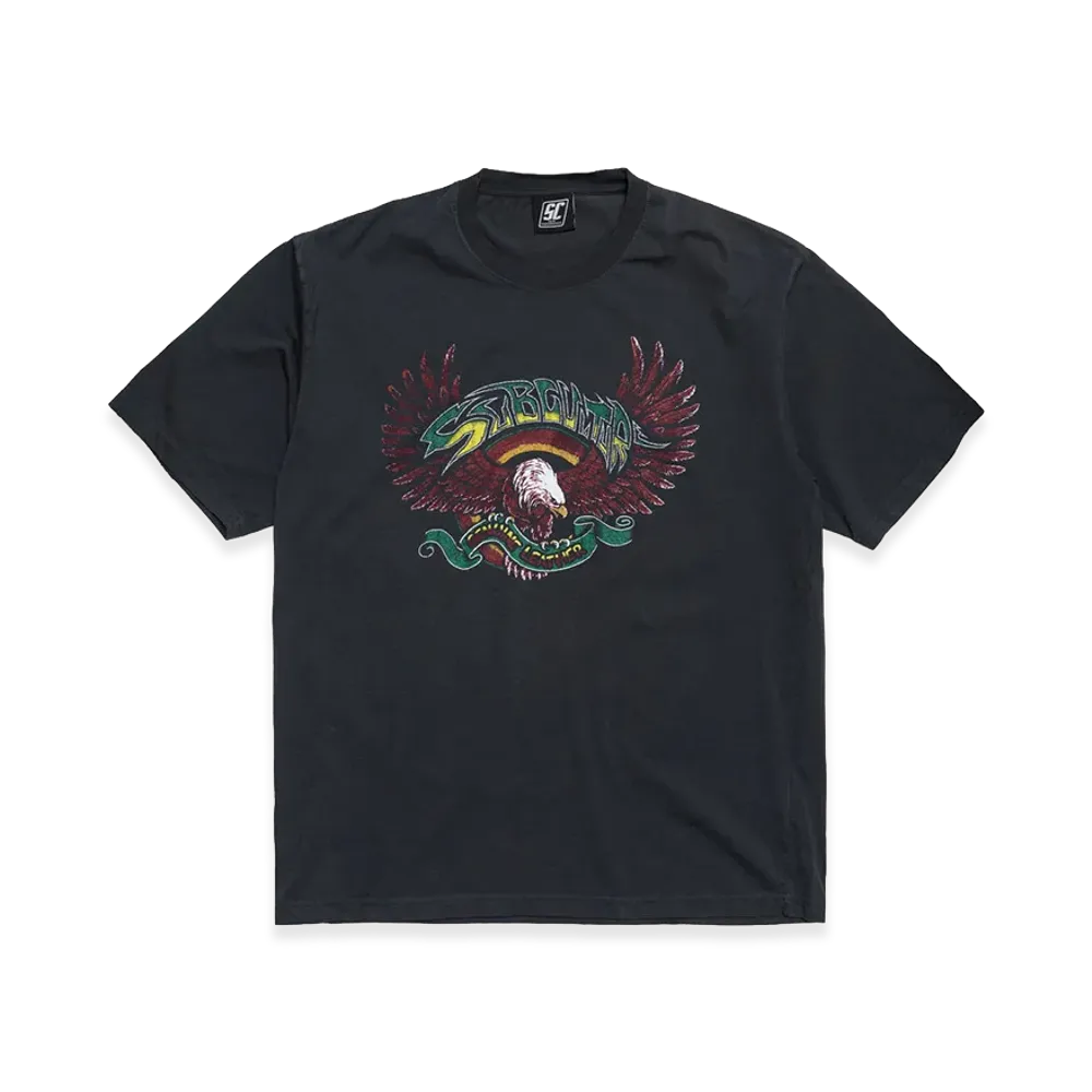 SubCulture SC Aged Facebody Eagle T-Shirt "Black"