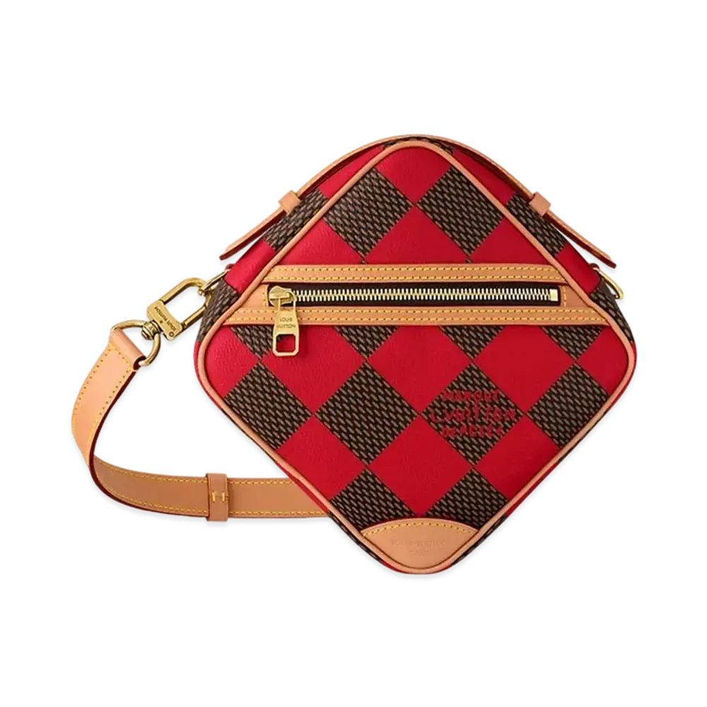 Louis Vuitton Chess Messenger Damier Pop "Rouge"