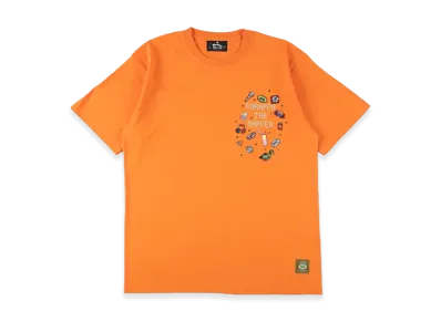 WIND AND SEA x Parappa The Rapper Parappa Rhinestone Tee "Orange"