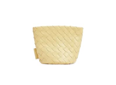 Bottega Veneta Intrecciato Small Bucket Pouch "Zabaione"