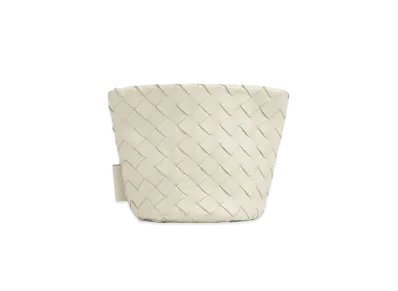 Bottega Veneta Intrecciato Small Bucket Pouch "Plaster"