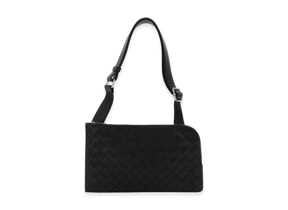 Bottega Veneta Leather Belt Bag "Black"