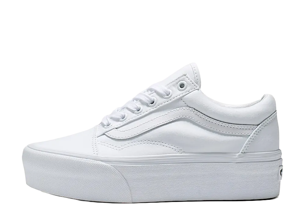 Vans Old Skool Platform "True White"