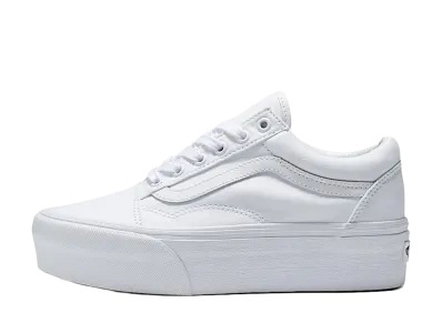 Vans Old Skool Platform "True White"