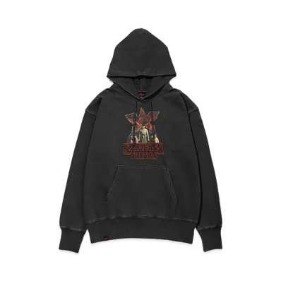 Netflix Stranger Things x V.A. Hoodie DEMOGORGON "Black"